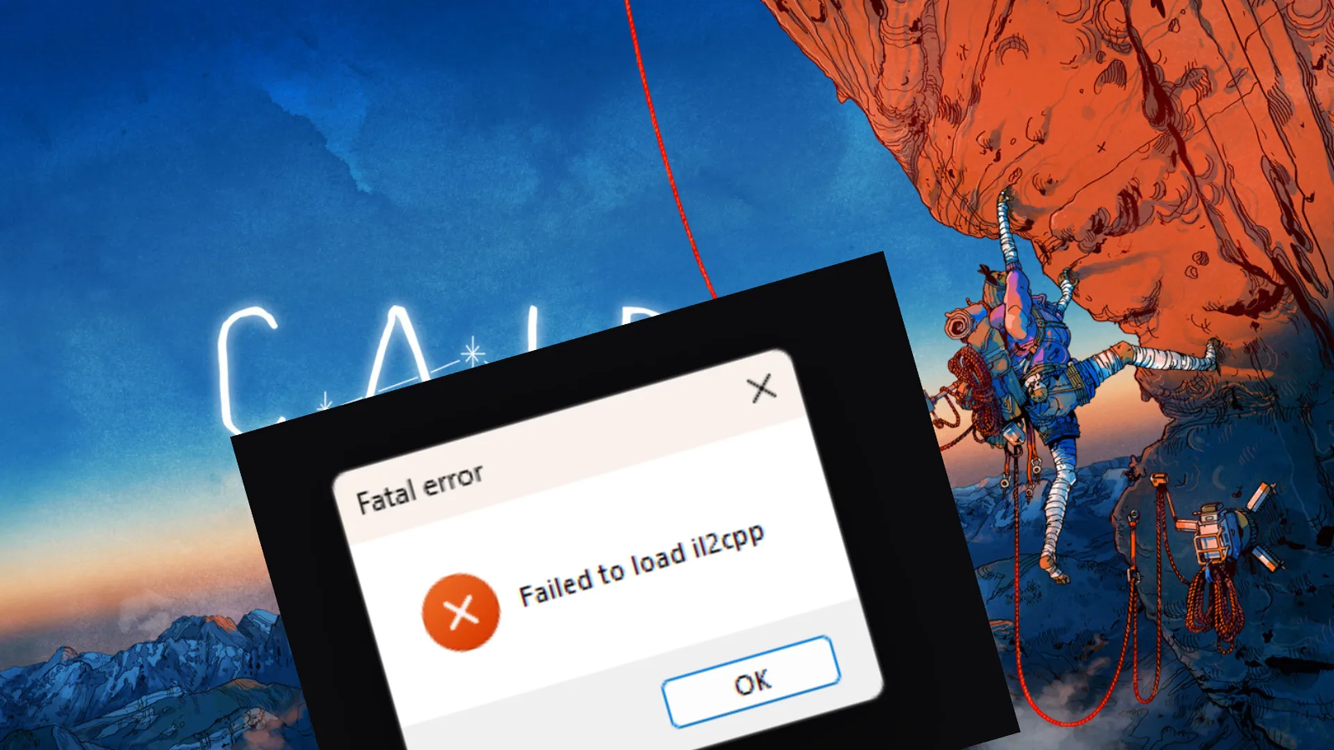 Confirmed Fix for Cairn Failed to load il2cpp Error