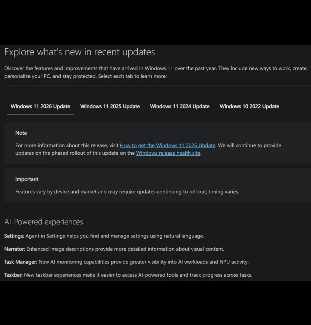 Windows 11 26H2 Update Pushes Forced AI Agents, And Breaks Graphics ...